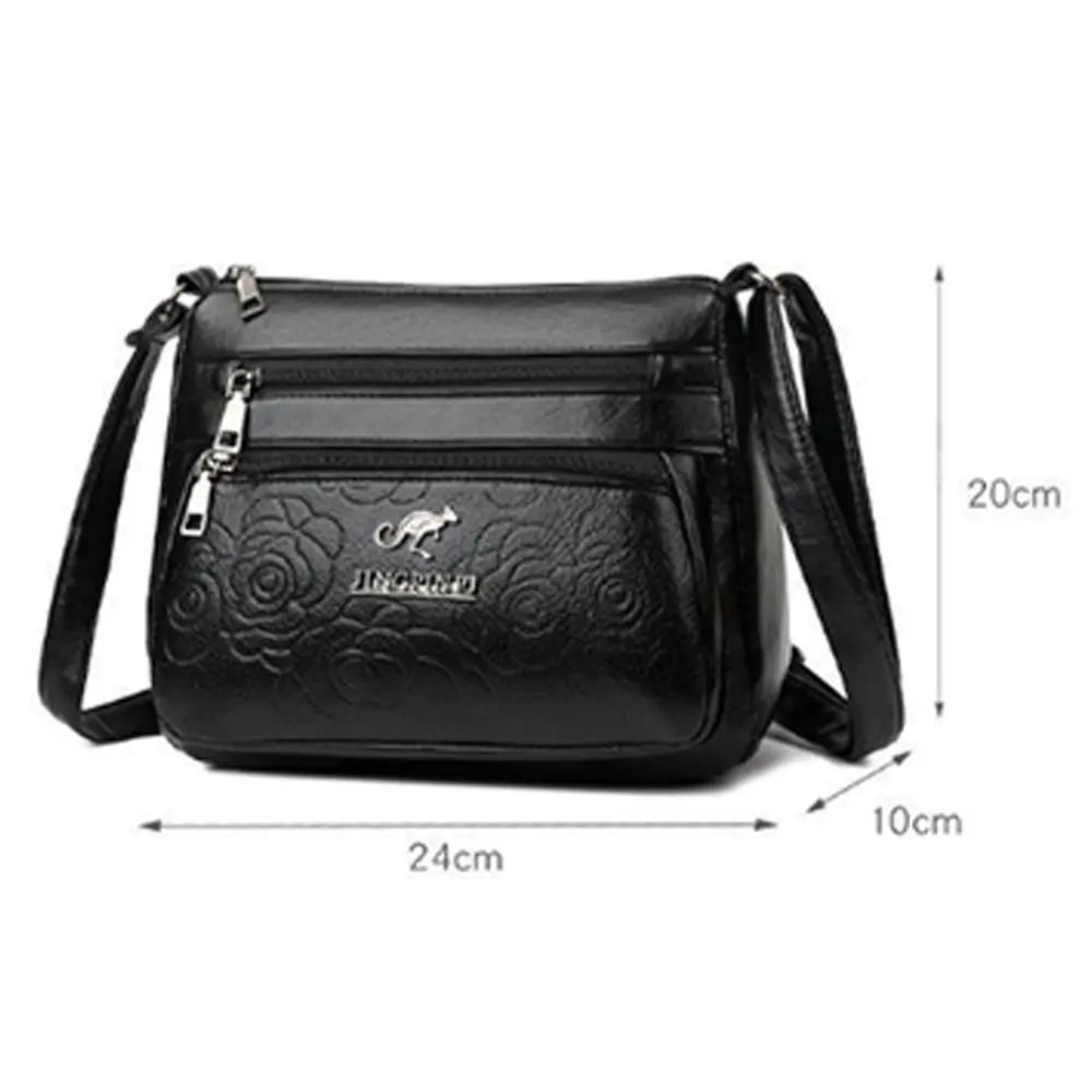 Women's Bag Middle-aged Bag Mother's Bag Fashion Multi-layer Large Capacity Single Shoulder Mother-in-law Buy Vegetable Bag