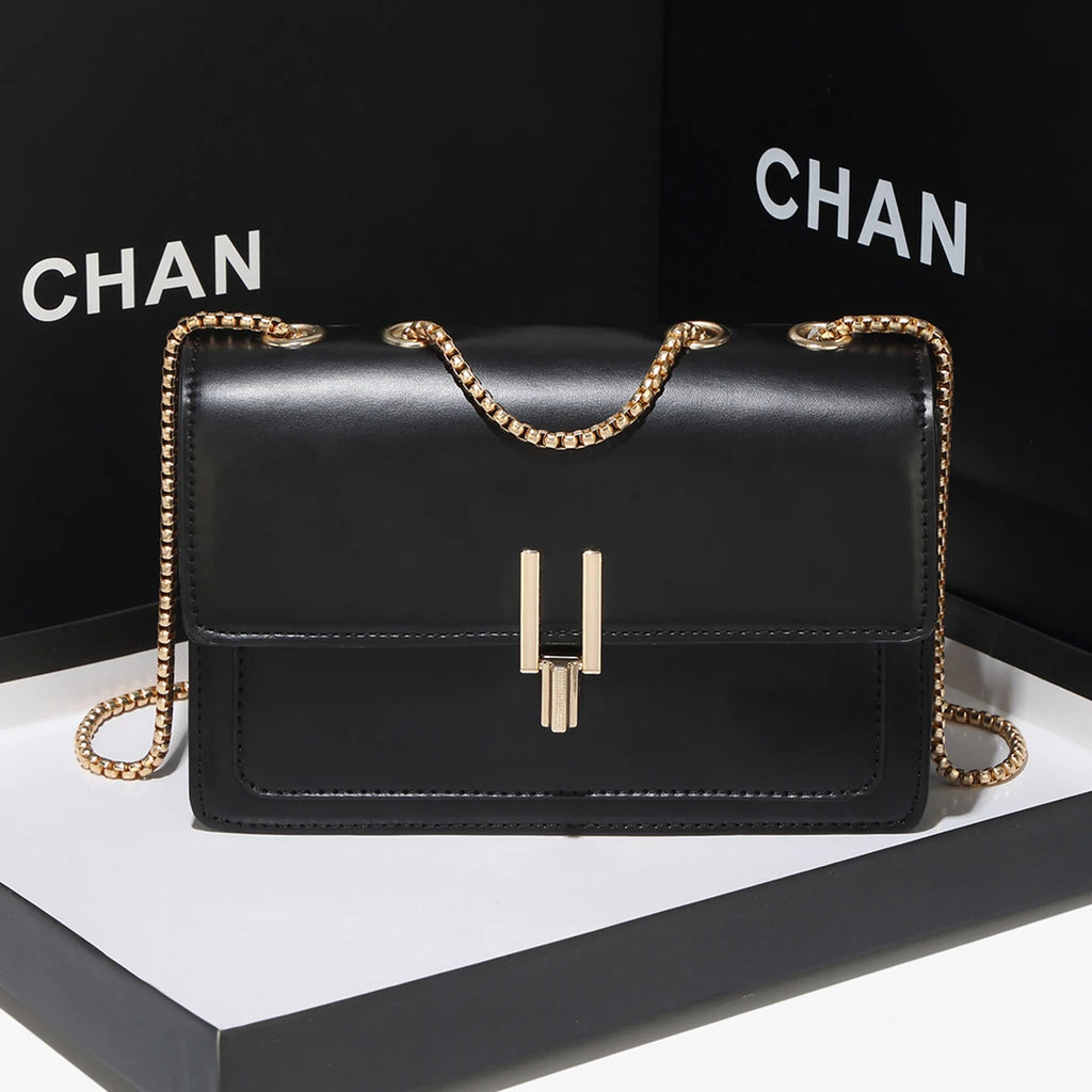 Belt decoration flip cover handbag crossbody bag