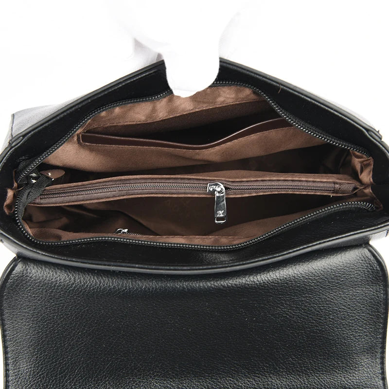 2024 Women Leather Shoulder Messenger Bags Luxury Handbags Designer Sac A Main Female Vintage Crossbody Bags For Women Tote Bag