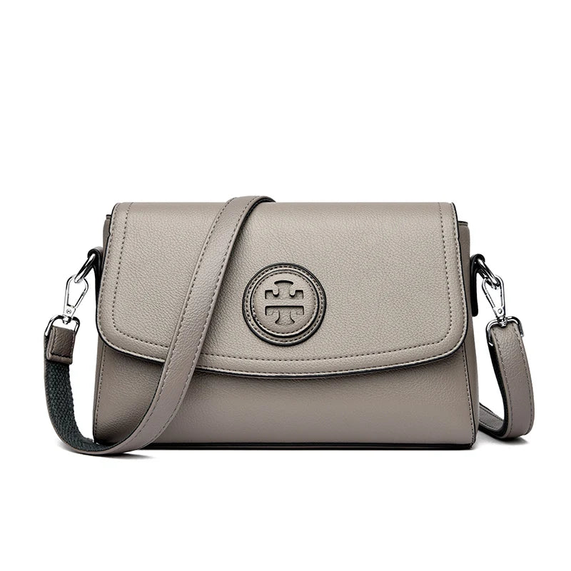 2024 Women Leather Shoulder Messenger Bags Luxury Handbags Designer Sac A Main Female Vintage Crossbody Bags For Women Tote Bag