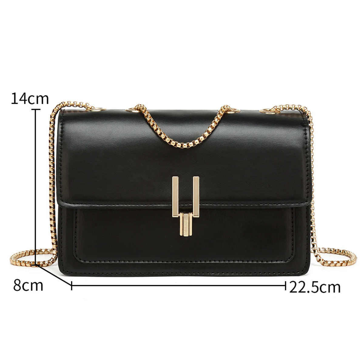 Belt decoration flip cover handbag crossbody bag