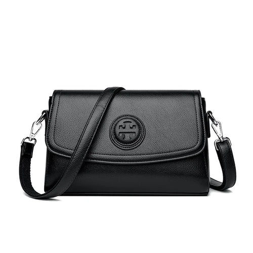 2024 Women Leather Shoulder Messenger Bags Luxury Handbags Designer Sac A Main Female Vintage Crossbody Bags For Women Tote Bag